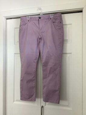 Tommy Hilfiger Lavender Cropped Pants